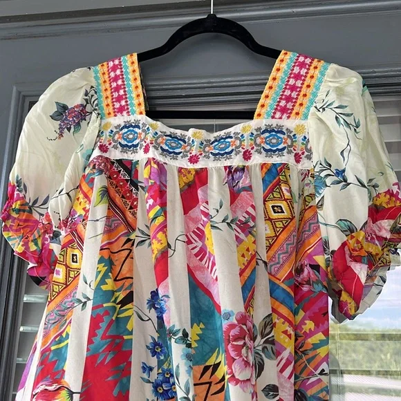 Johnny Was, size medium top. - Picture 2 of 3